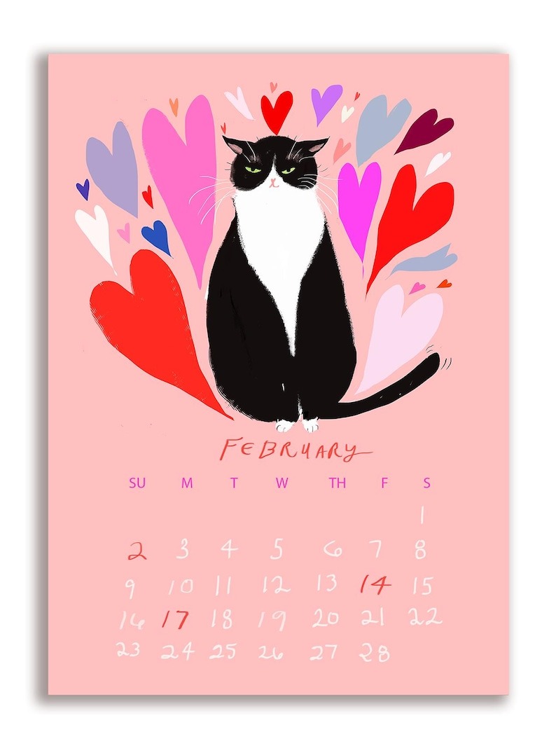 🎄Christmas Hot Sale | 🖼️2025 Dancing Cat Calendar