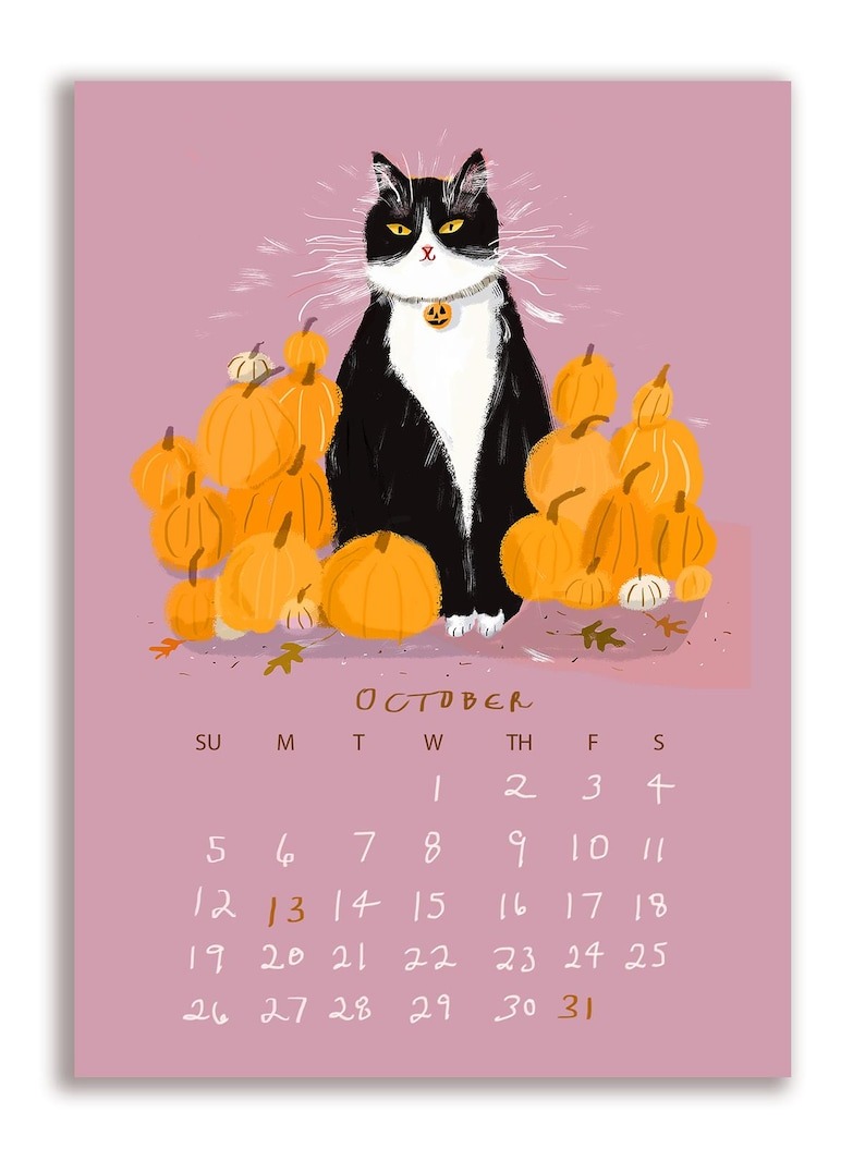 🎄Christmas Hot Sale | 🖼️2025 Dancing Cat Calendar