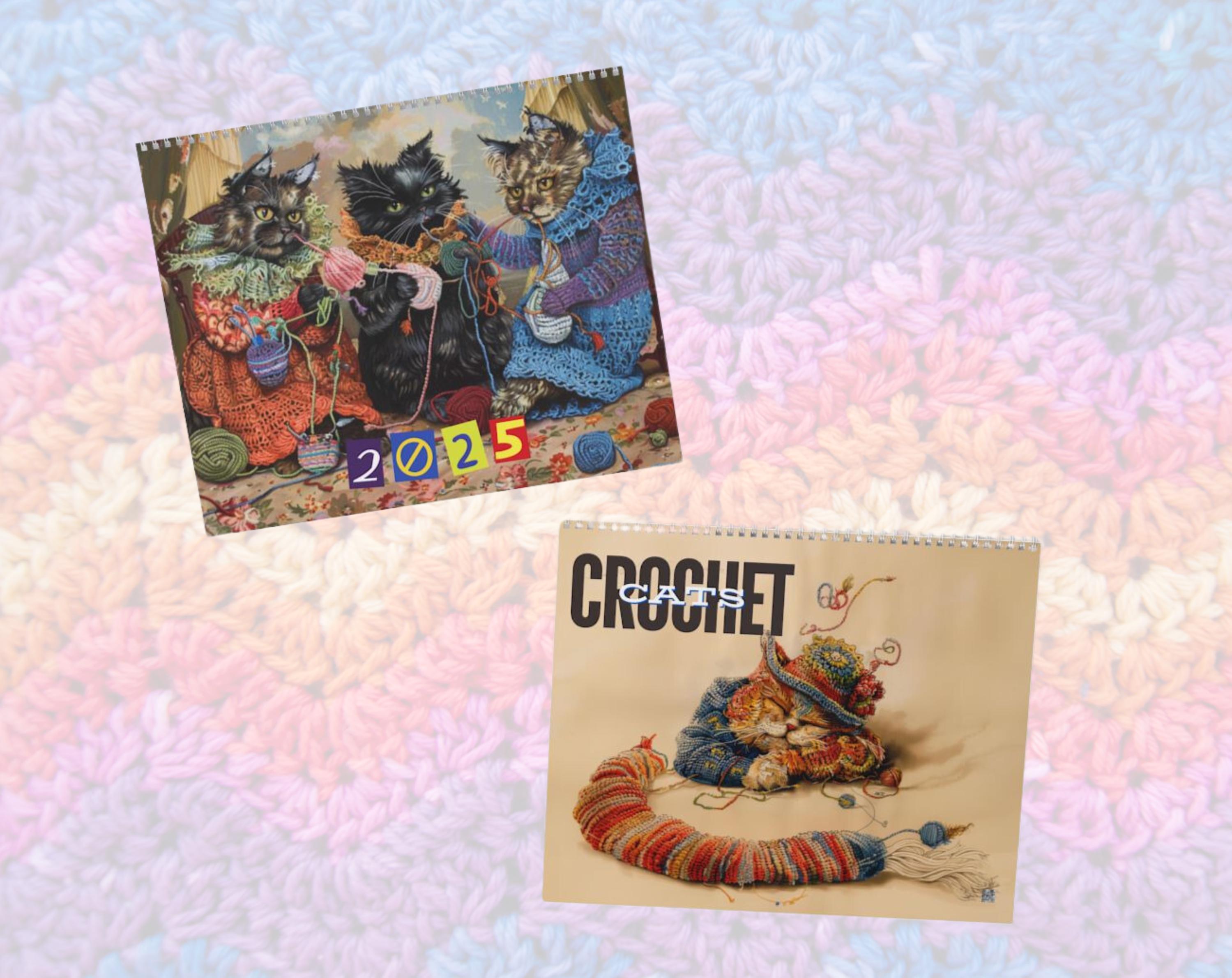 🧶🐱Crochet Cats Wall Calendars