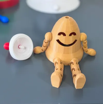 Christmas gift with movable joints