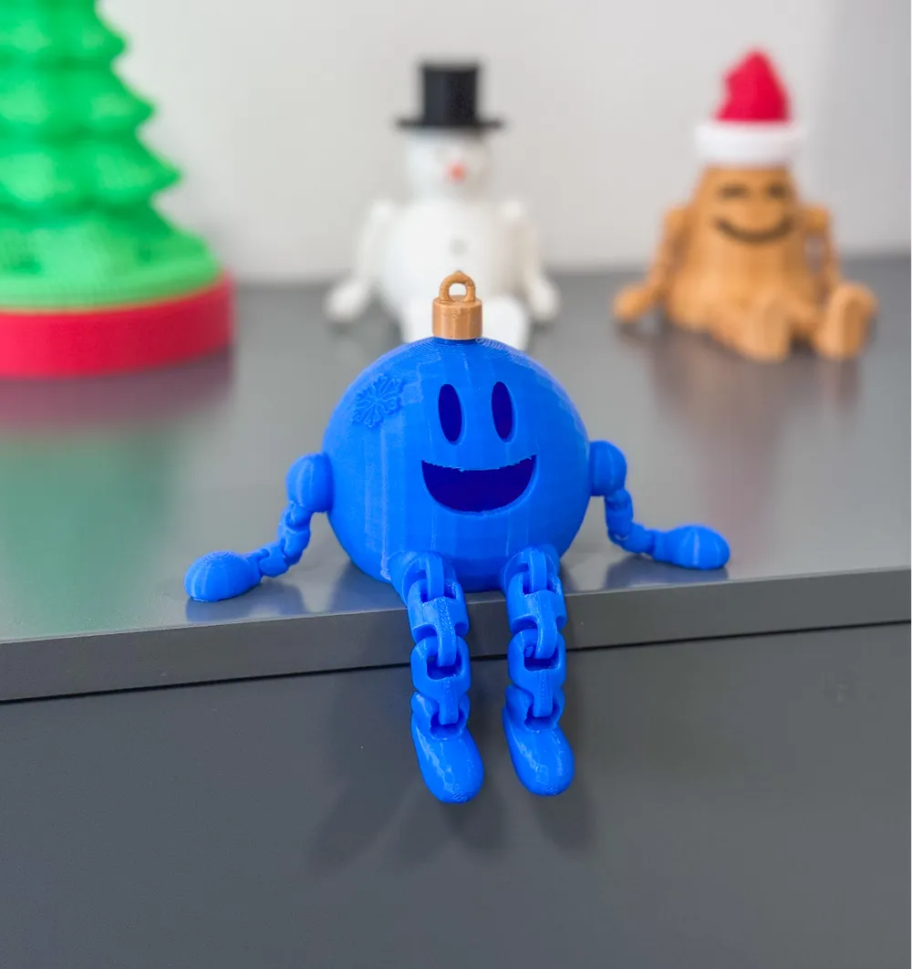 Christmas gift with movable joints