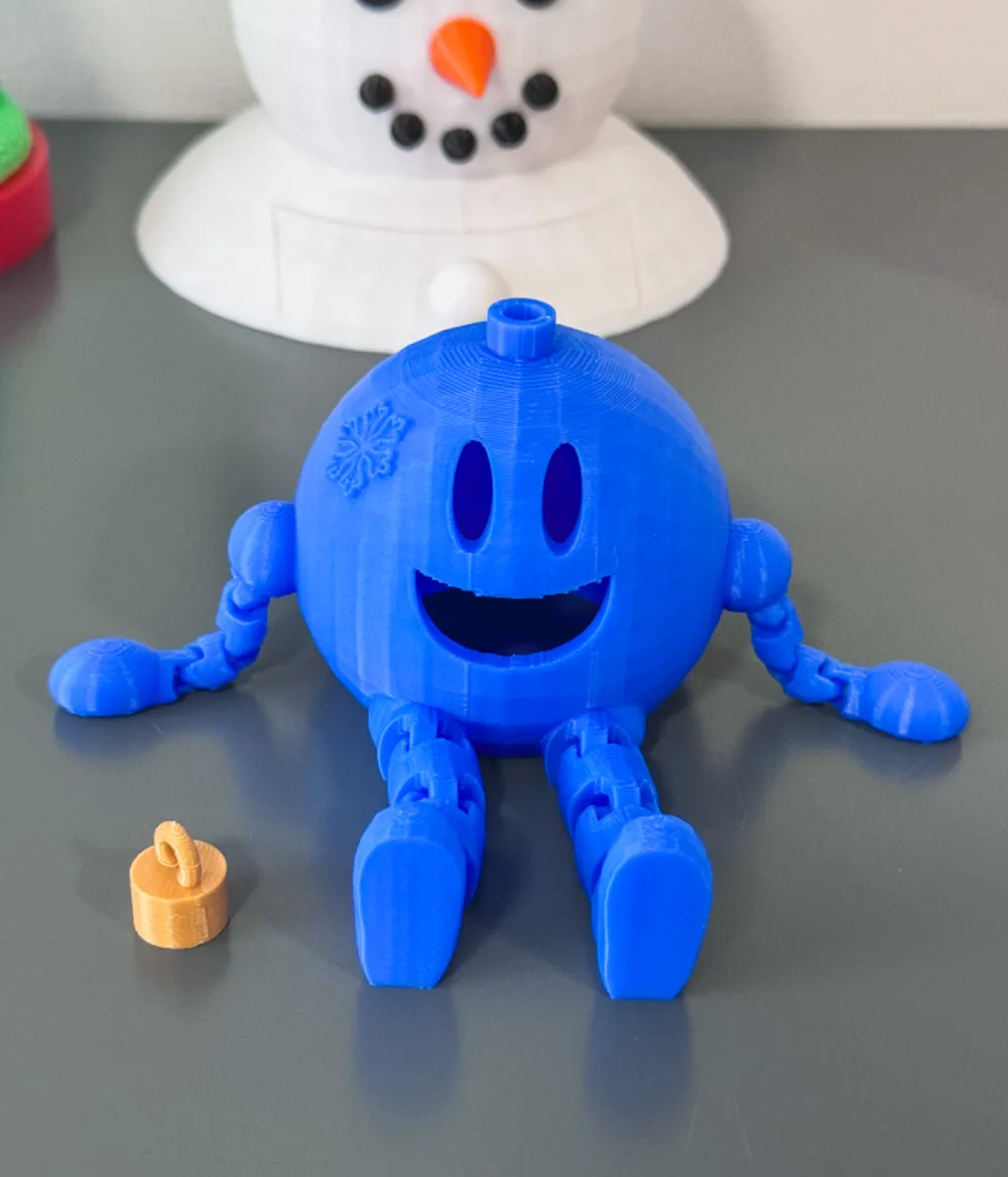 Christmas gift with movable joints