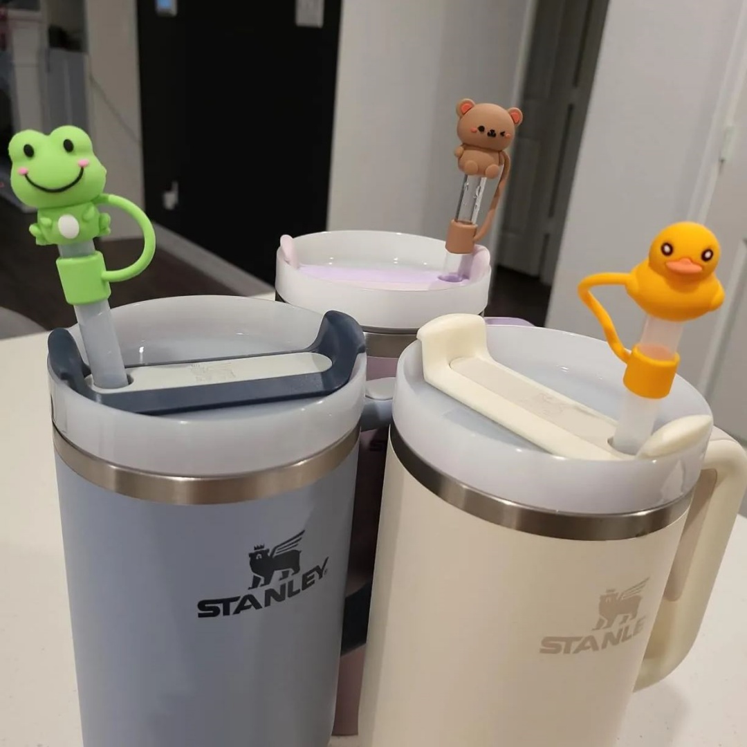 Silicone Animal Straw Covers Cap