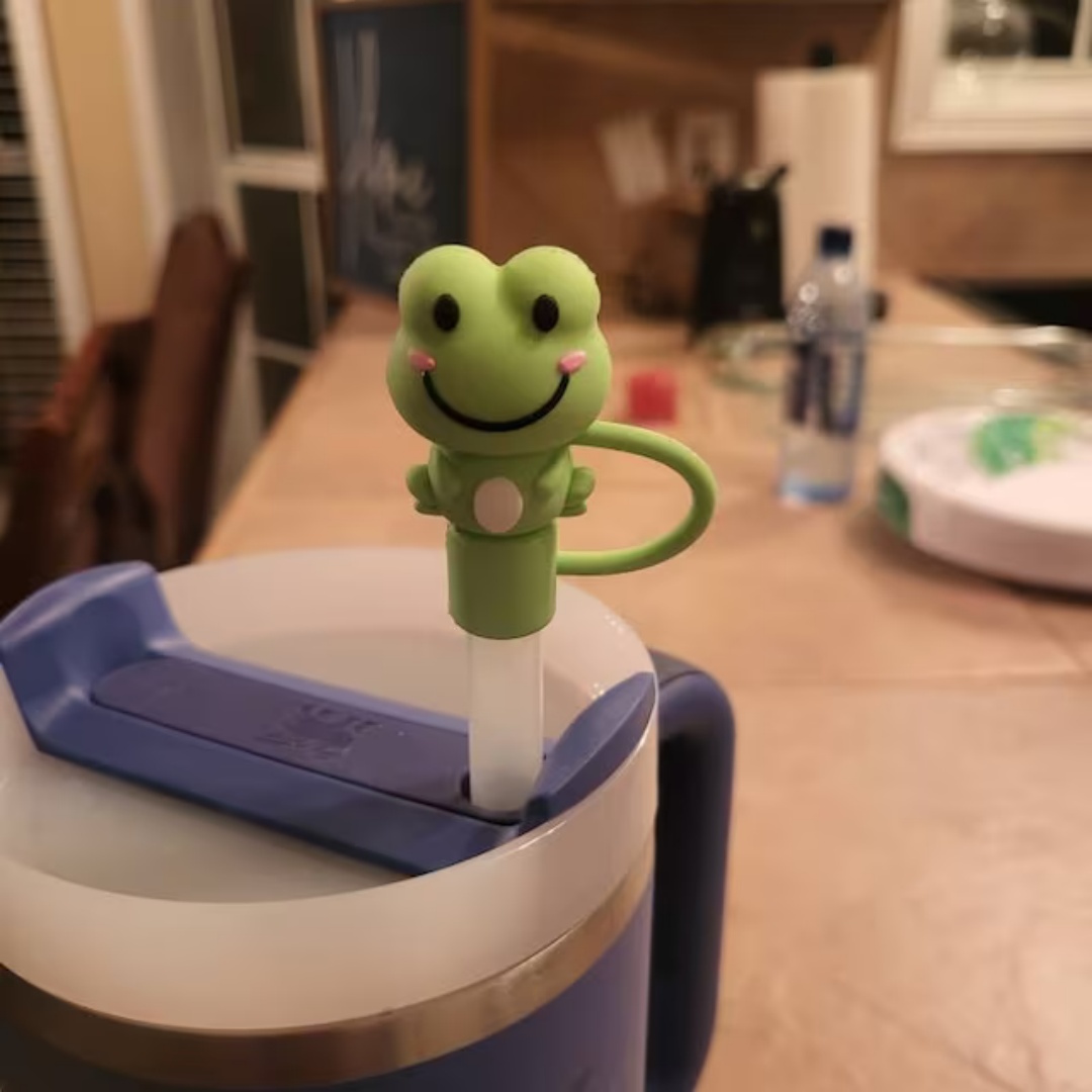 Silicone Animal Straw Covers Cap