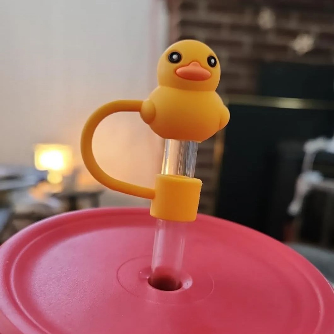 Silicone Animal Straw Covers Cap