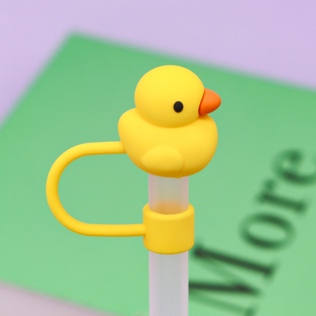 Silicone Animal Straw Covers Cap