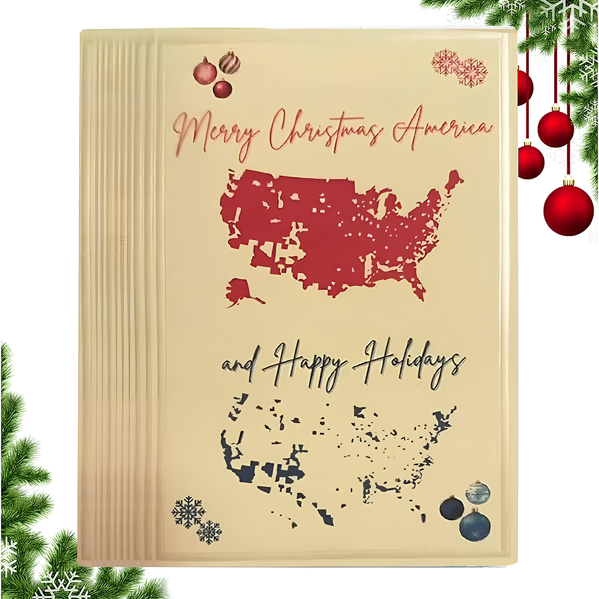🎄2024 Merry Christmas America Card
