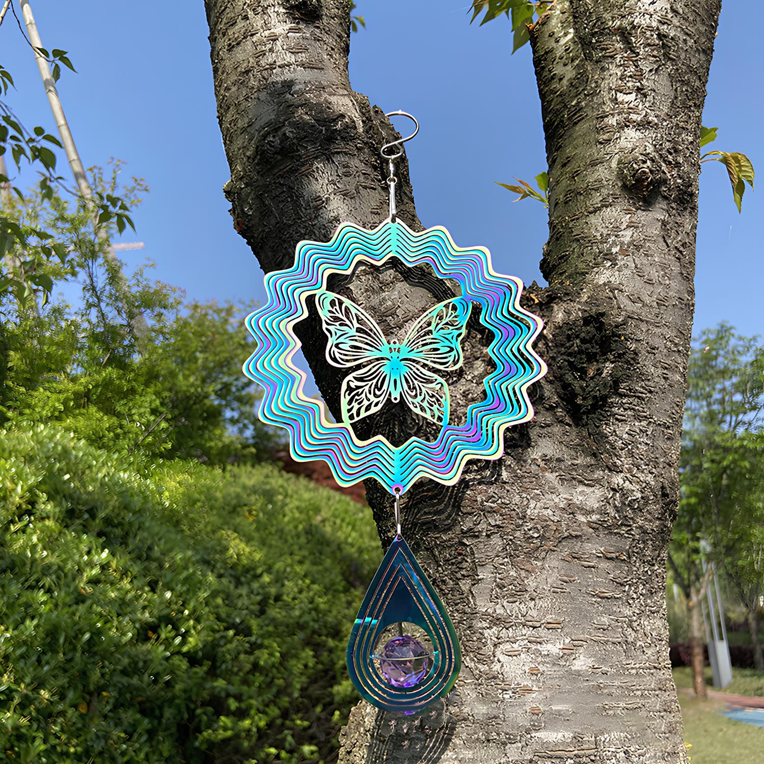 3D Butterfly Wind Chime Decoration