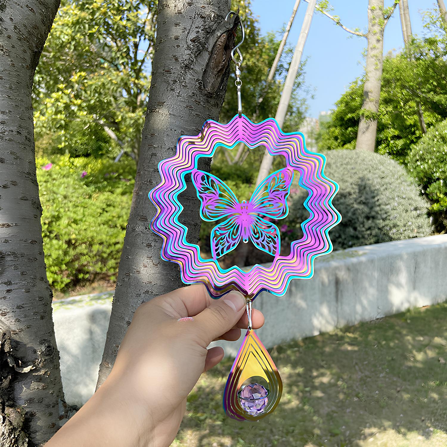 3D Butterfly Wind Chime Decoration