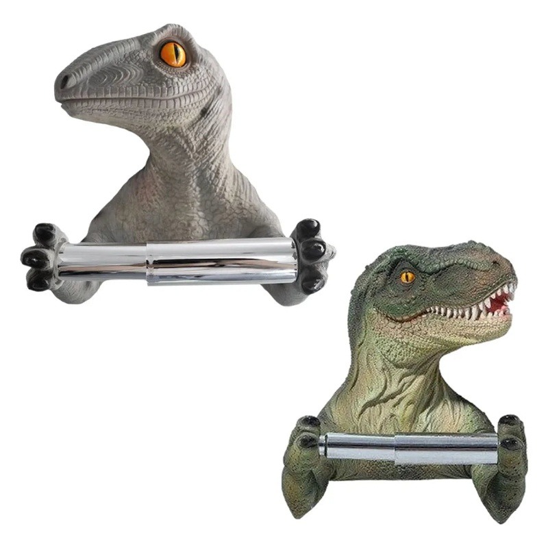 🔥🔥Hot Sale-🦖3D Dinosaur Toilet Paper Holder🧻