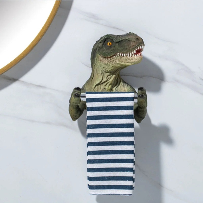 🔥🔥Hot Sale-🦖3D Dinosaur Toilet Paper Holder🧻