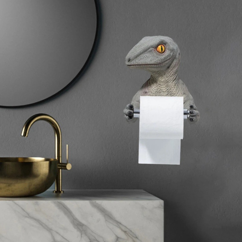 🔥🔥Hot Sale-🦖3D Dinosaur Toilet Paper Holder🧻