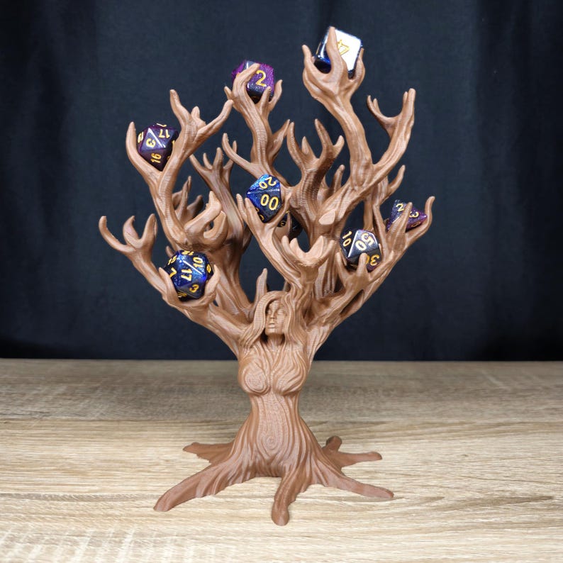 Dice Holder Tree Goddess - Dice Tray RPG Game Accessory
