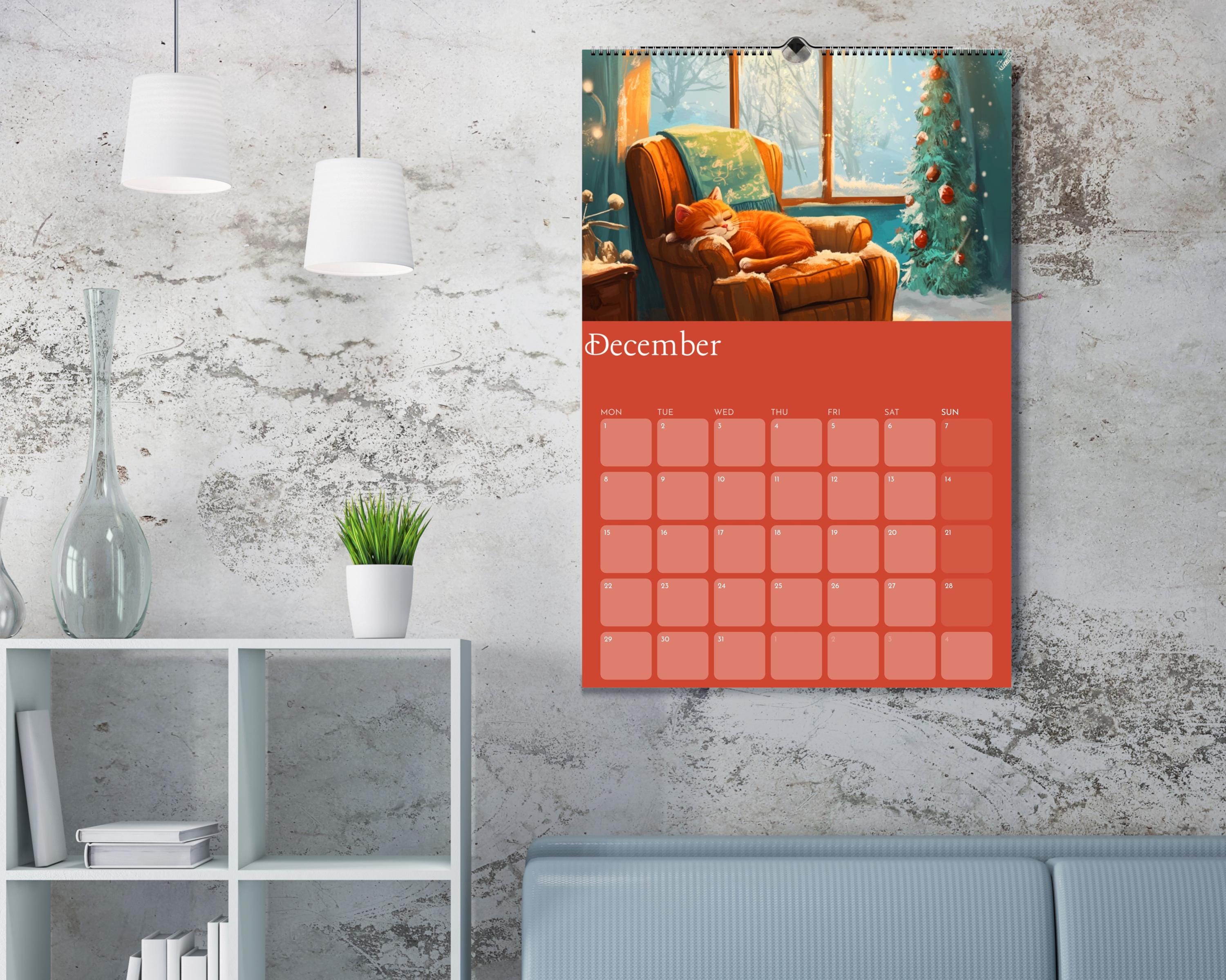 2025 Cats Wall Calendar