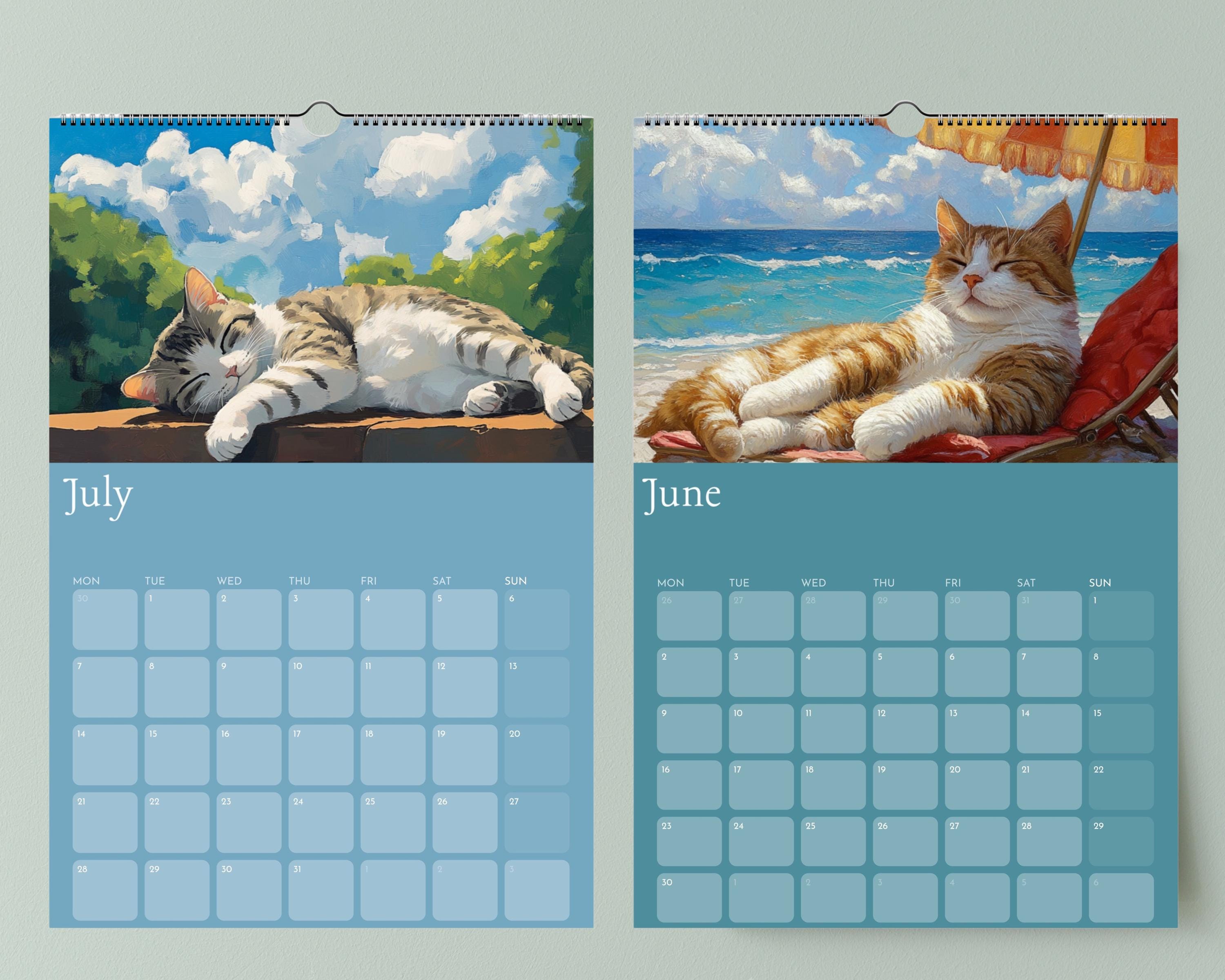 2025 Cats Wall Calendar