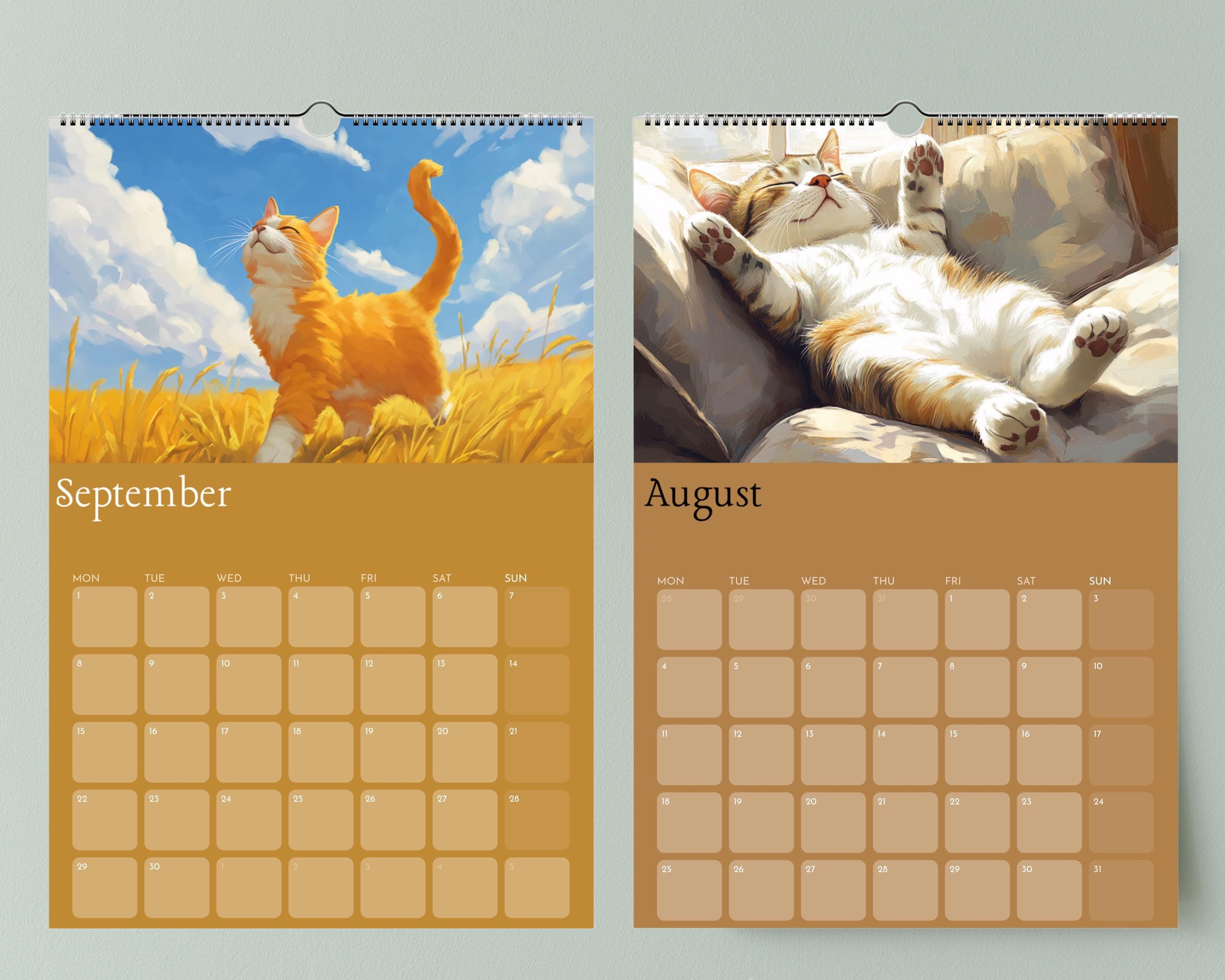 2025 Cats Wall Calendar