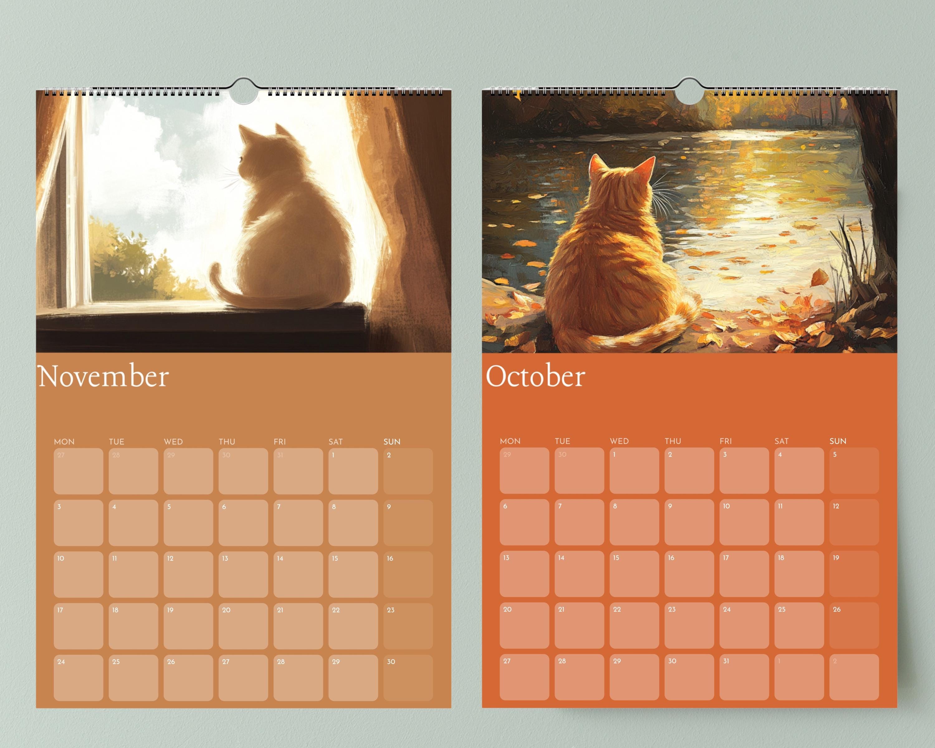 2025 Cats Wall Calendar