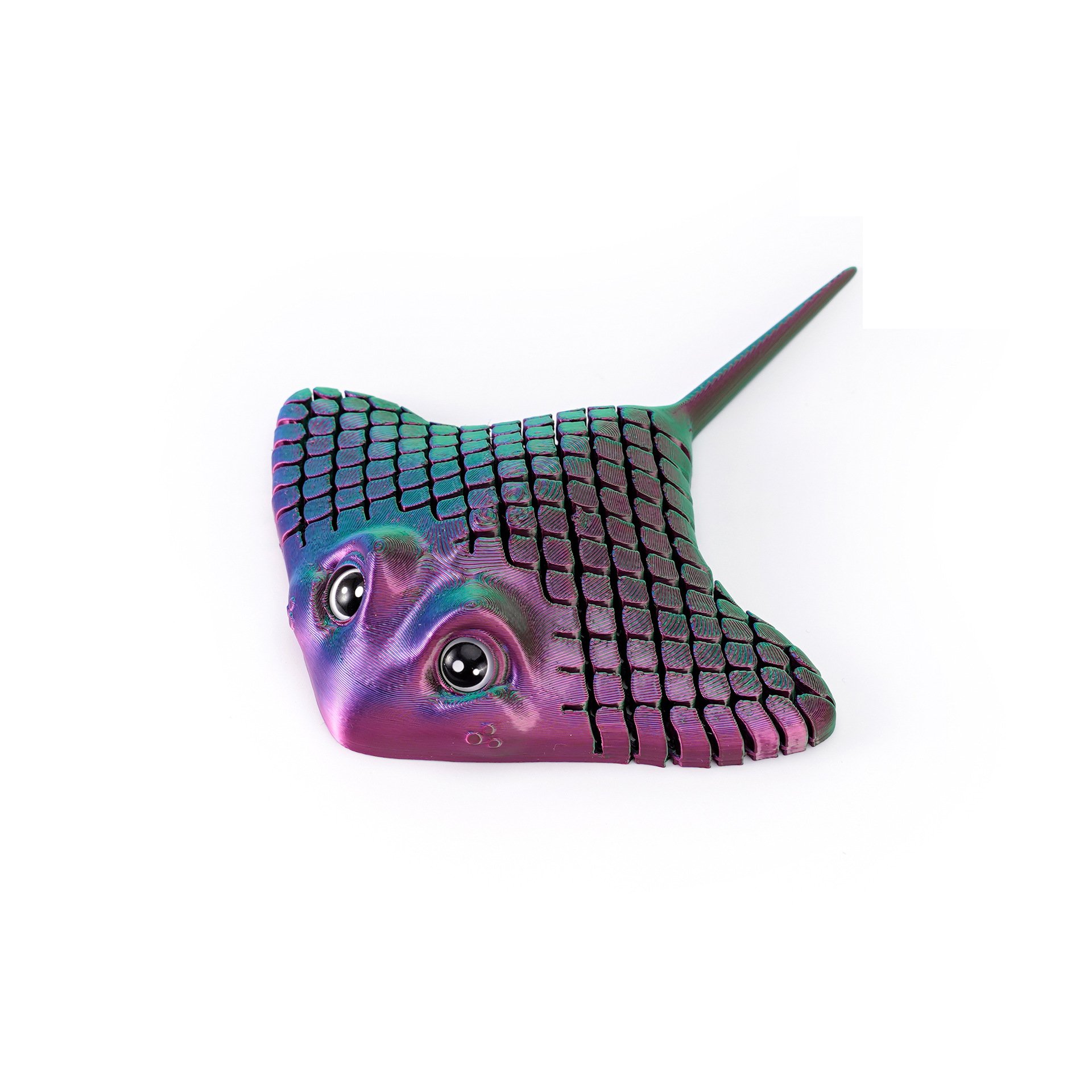 3D Printed Manta Ray Fidget Toy