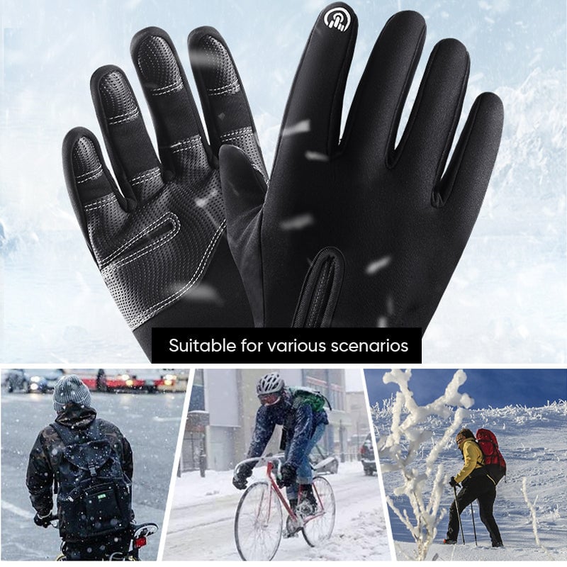 Unisex Winter Warm Waterproof Touch Screen Gloves
