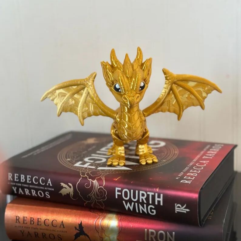 🐉 Gold 3D Printed Dragon 🐉