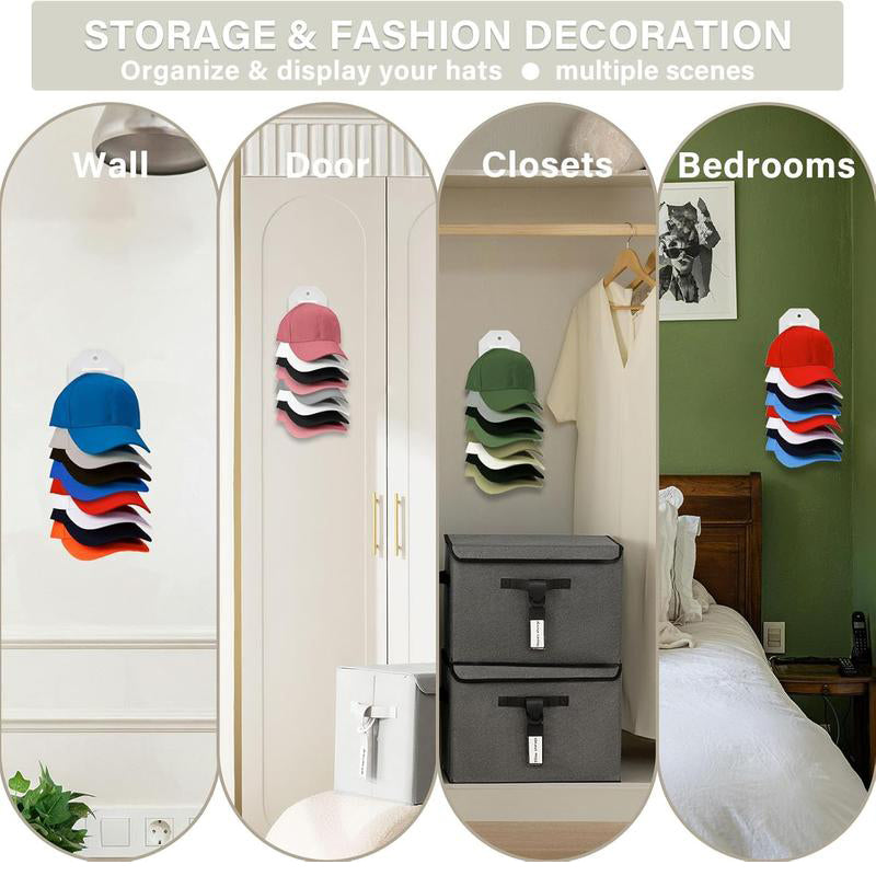 Wall-mounted Baseball Cap Holder