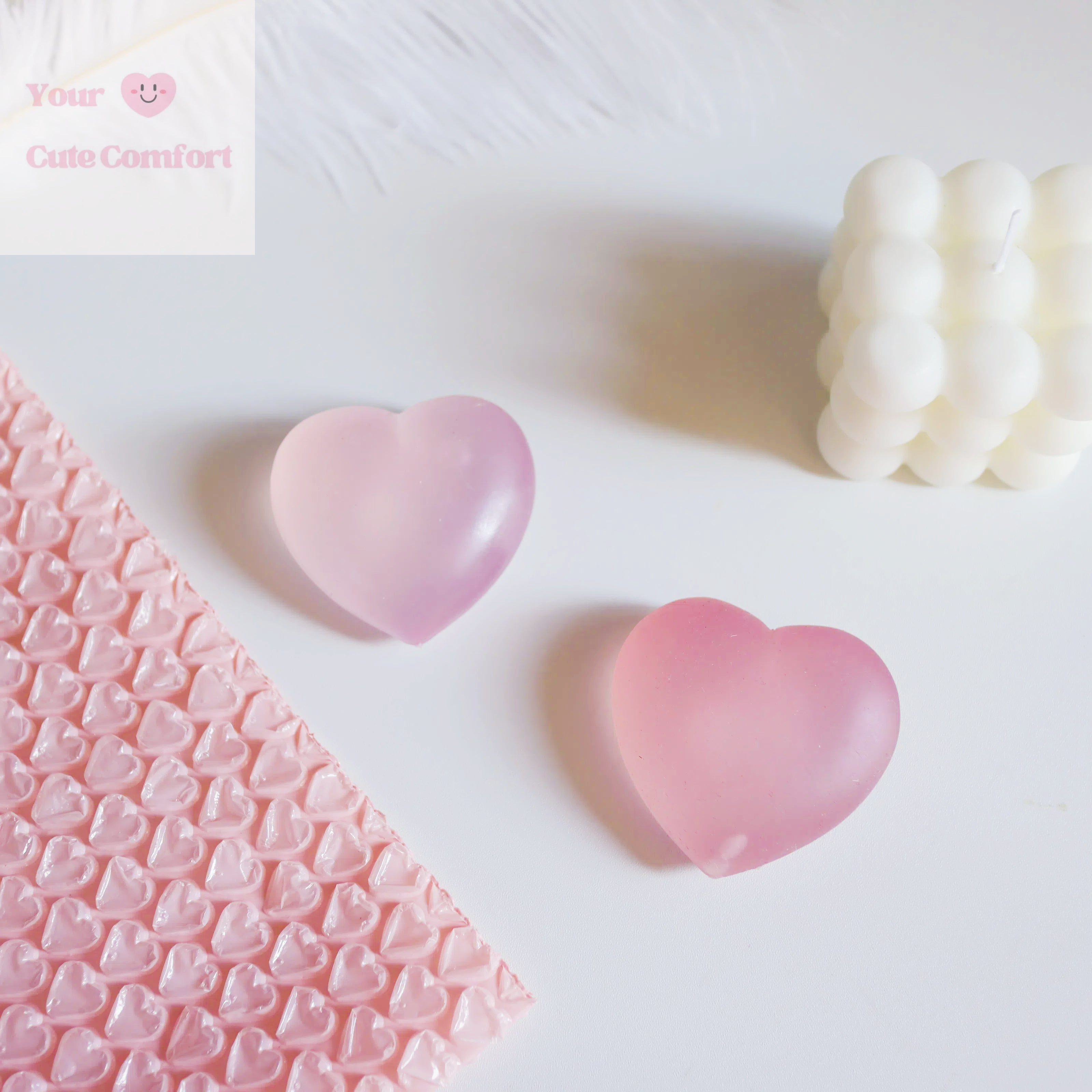 Color-Changing Heart Squishy Toy