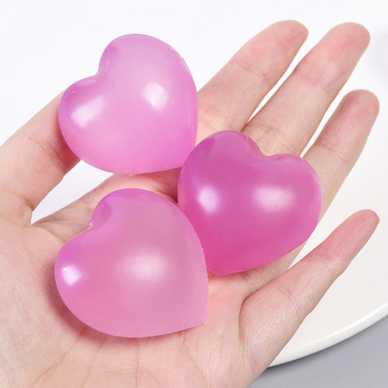 Color-Changing Heart Squishy Toy