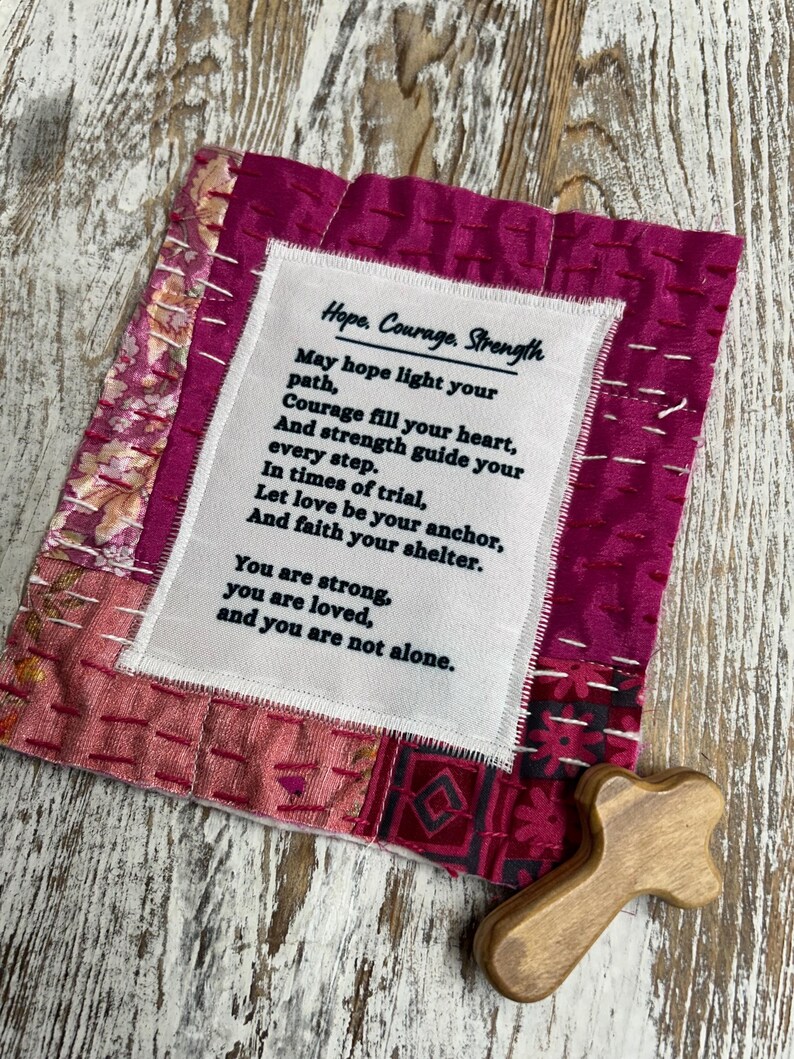 🌟Spiritual Prayer Quilt - Hope, Courage and Strength