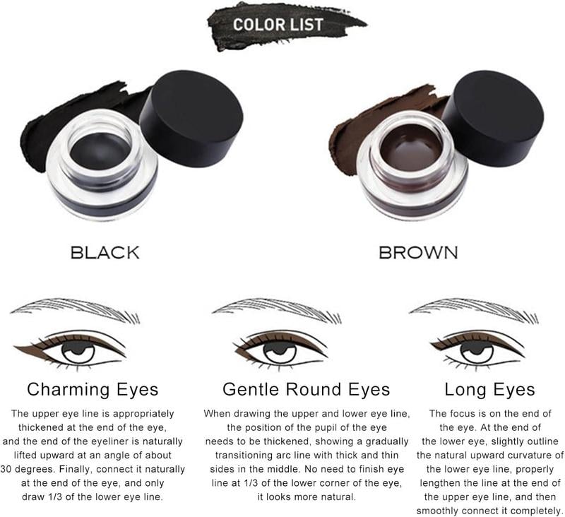 Flawless Eyeliner Set with Eyeliner Cream