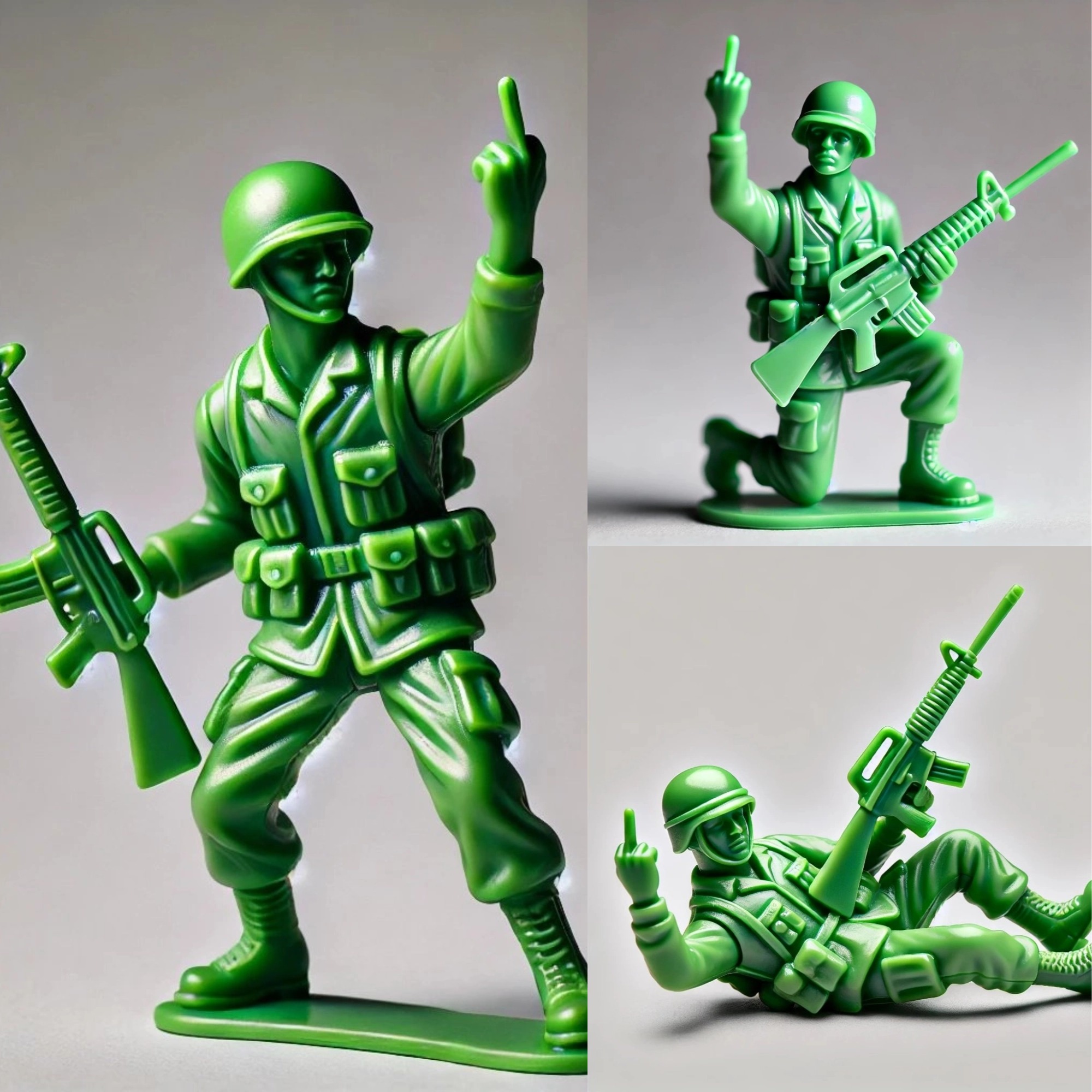 Funny Green Army Men