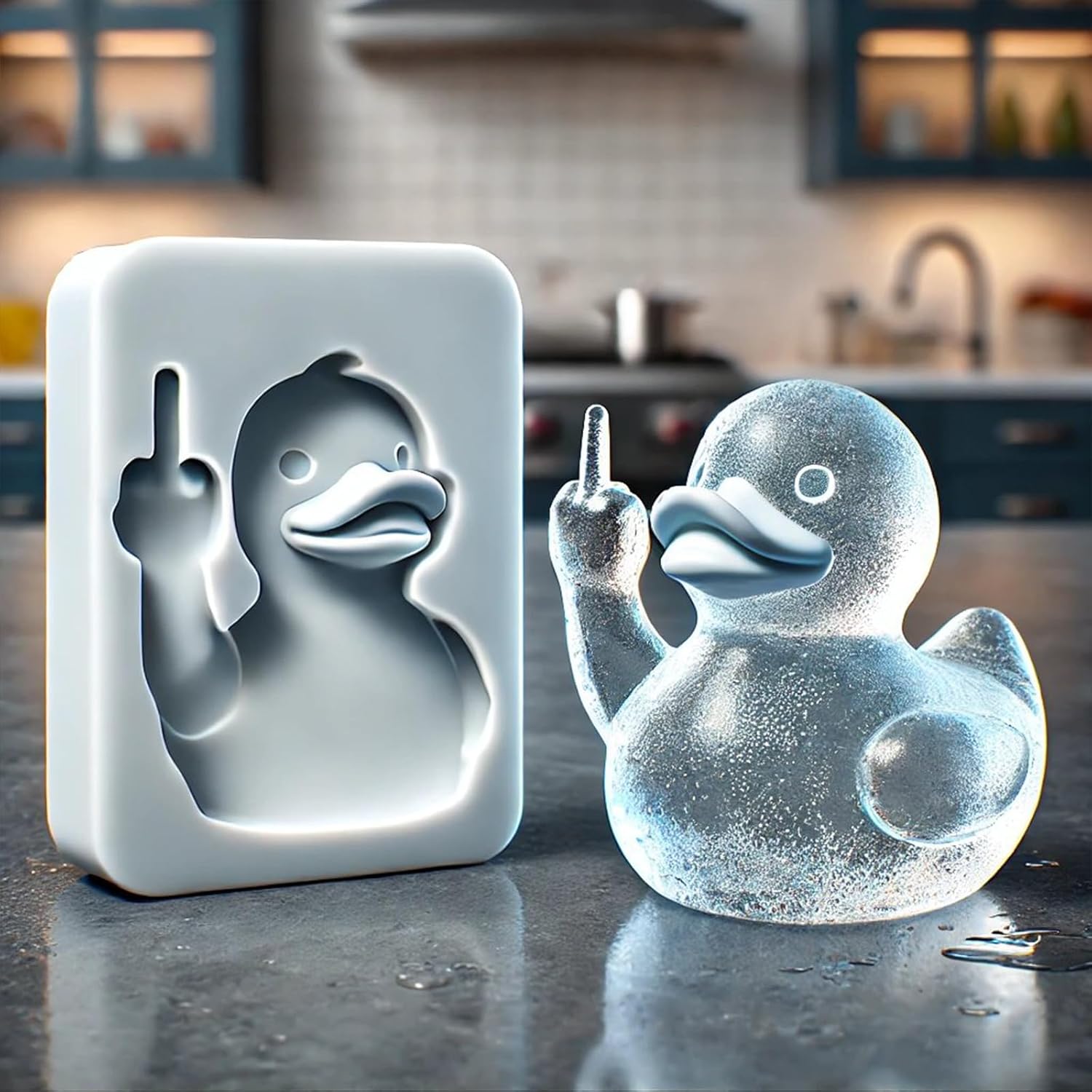 🤣Middle Finger Ice Mold