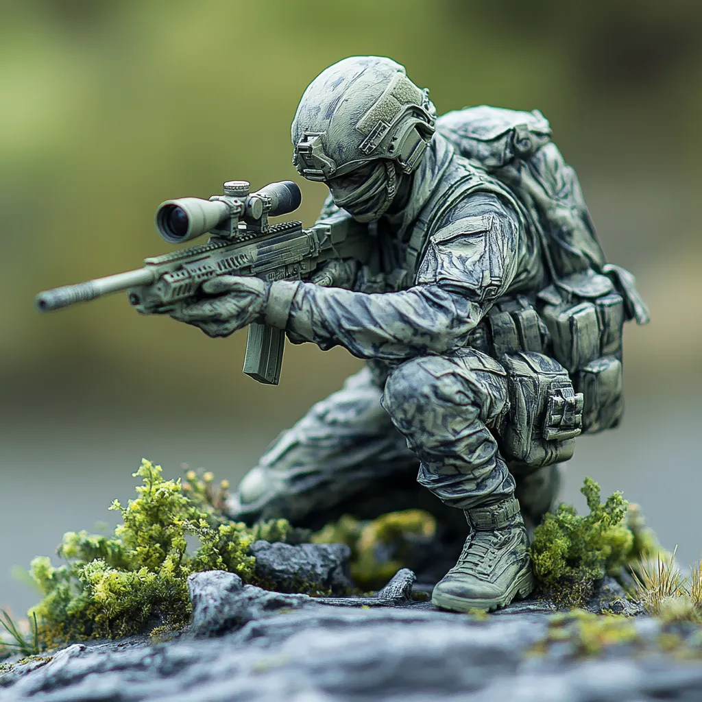 Combat Soldier Figurine