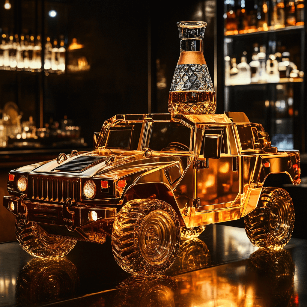 🍻Truck Whiskey Bottle
