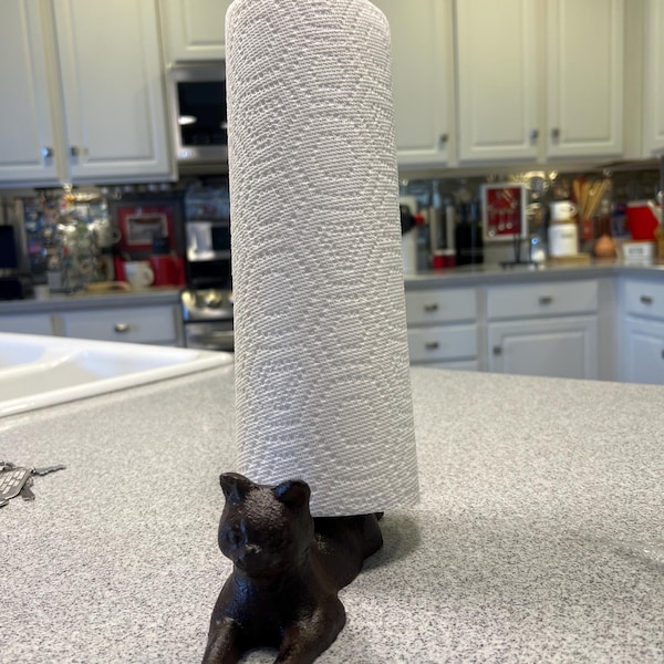 Resting CAT PAPER TOWEL Holder