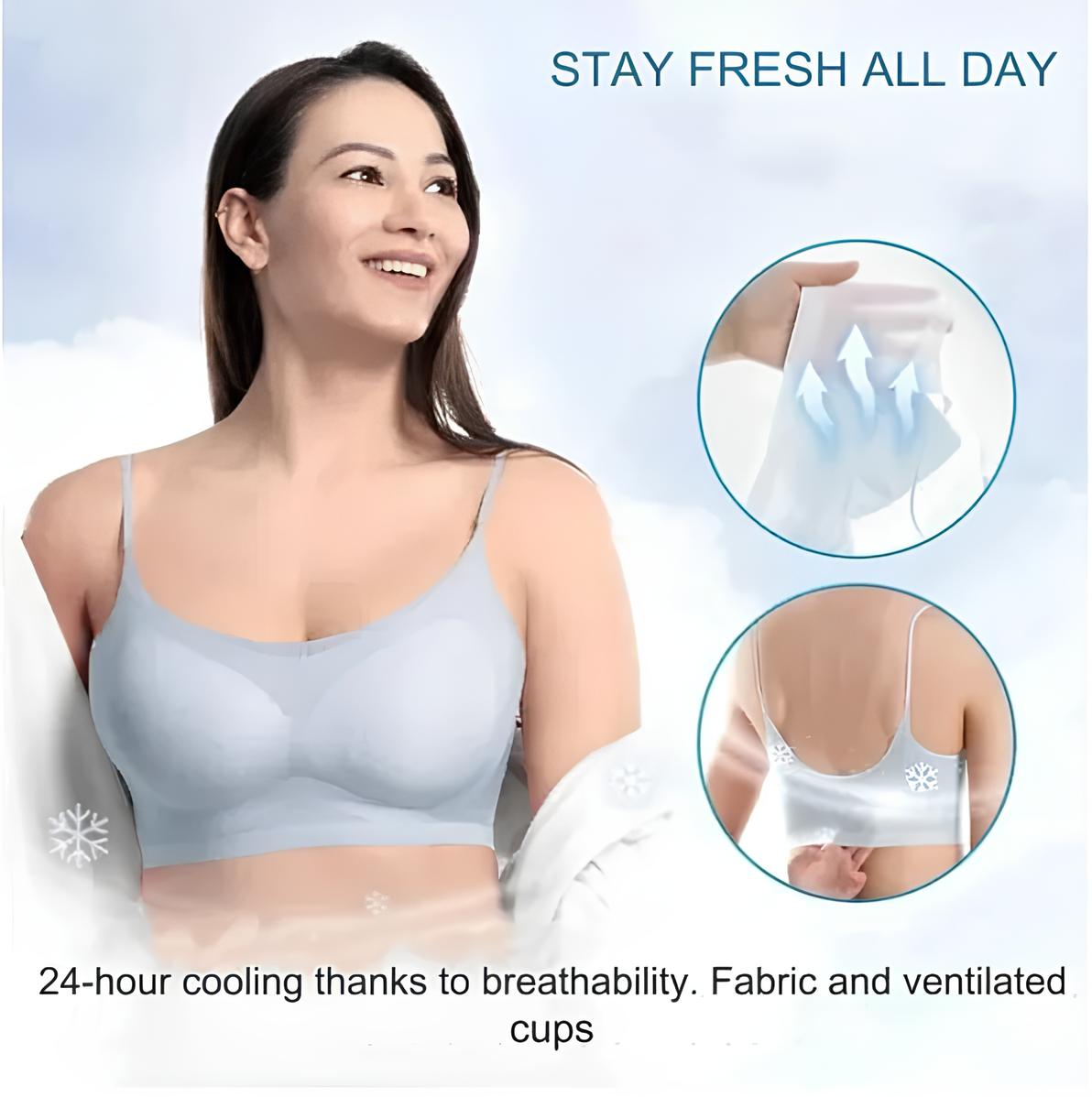 🔥Ultra-thin seamless ice silk comfortable bra