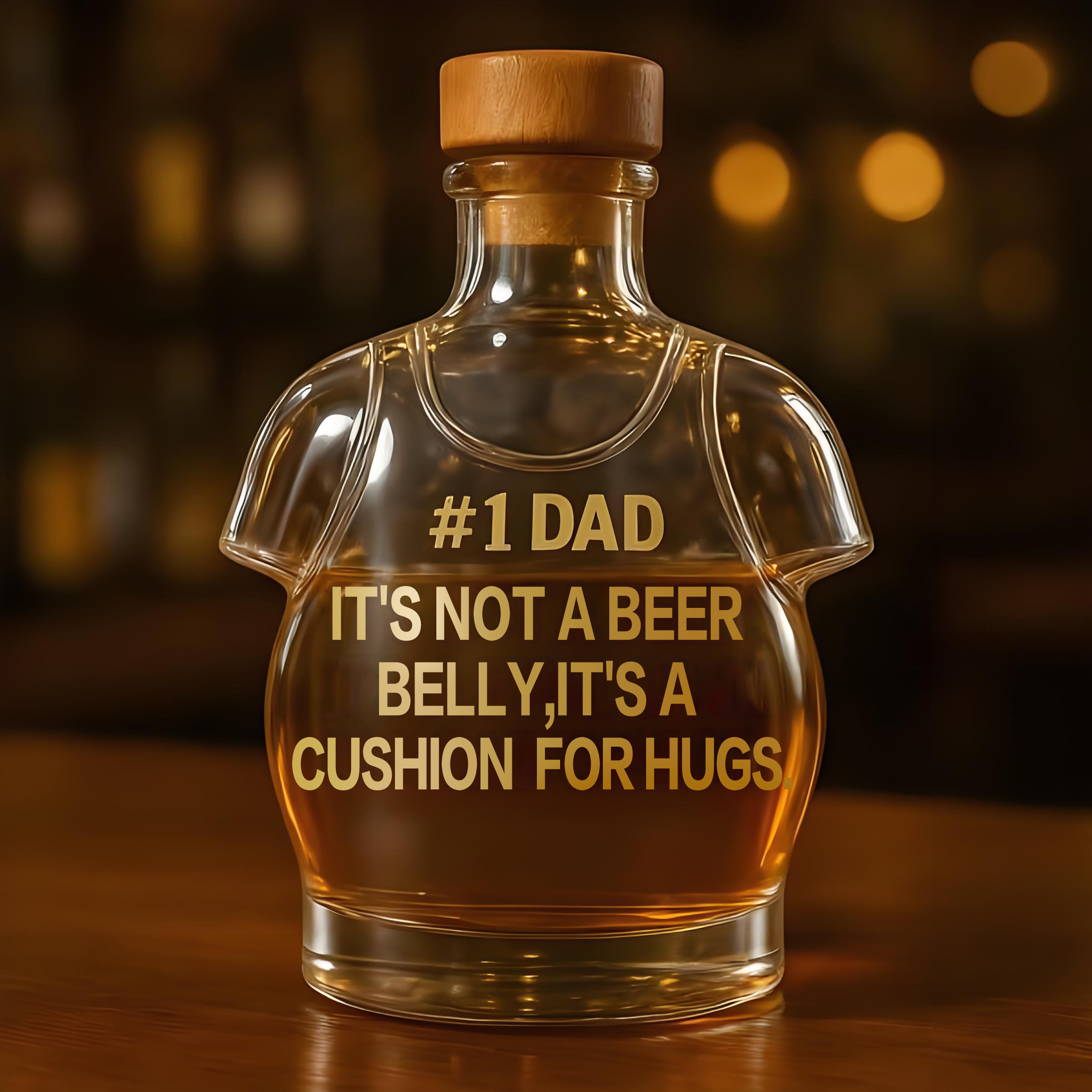Daddy's Belly Whiskey Bottle