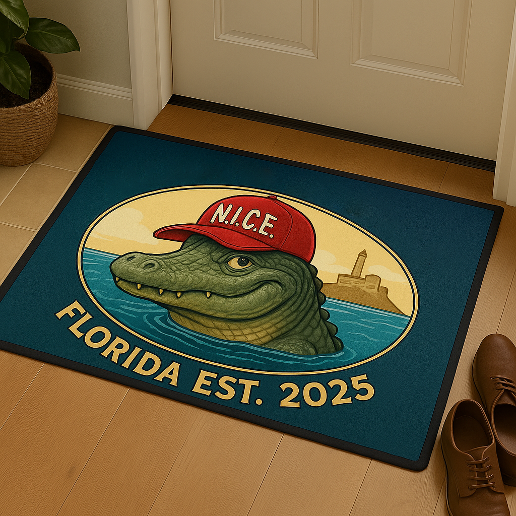 🐊 Alligator Alcatraz Limited Edition Doormat Series