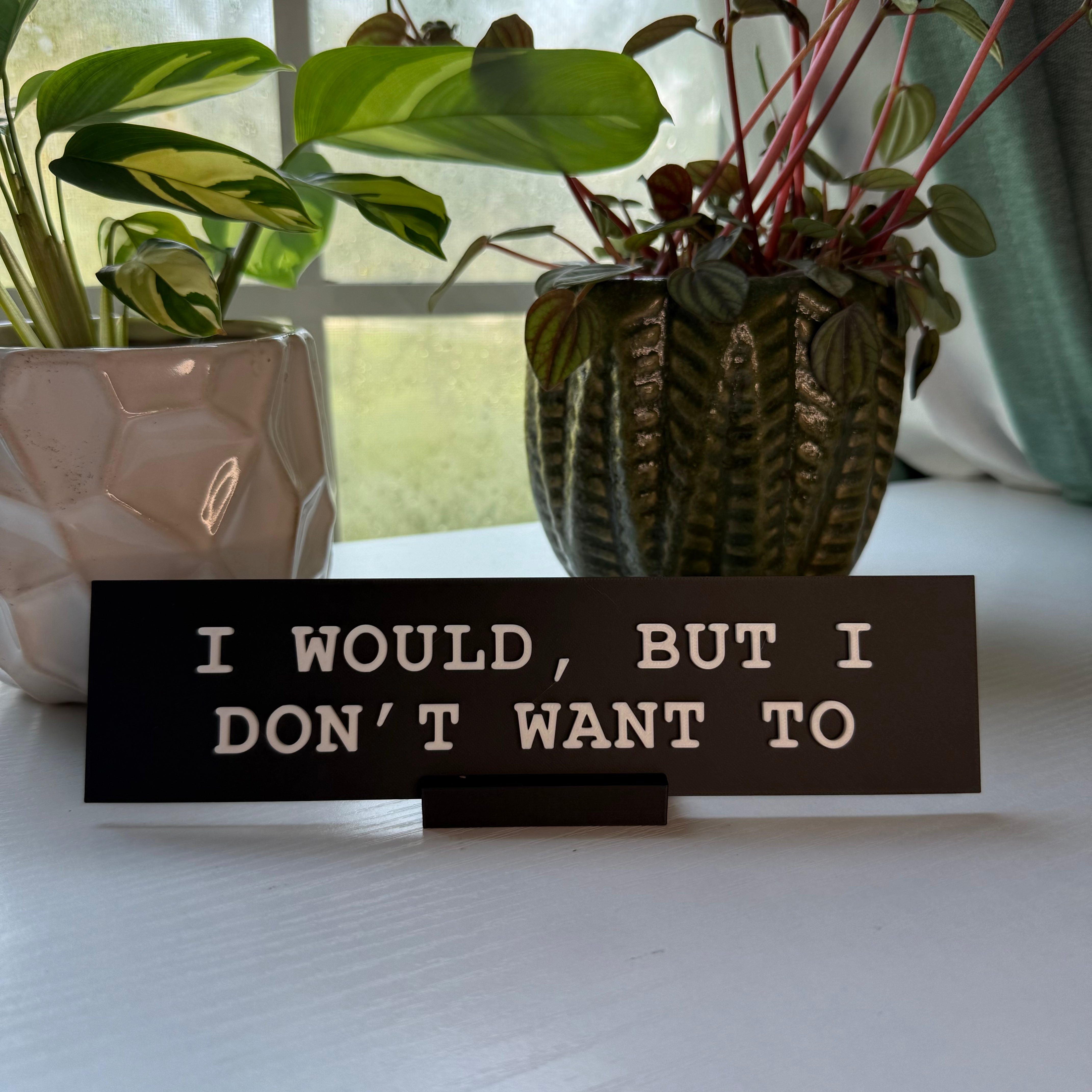 Fucker In Charge Desk Nameplate