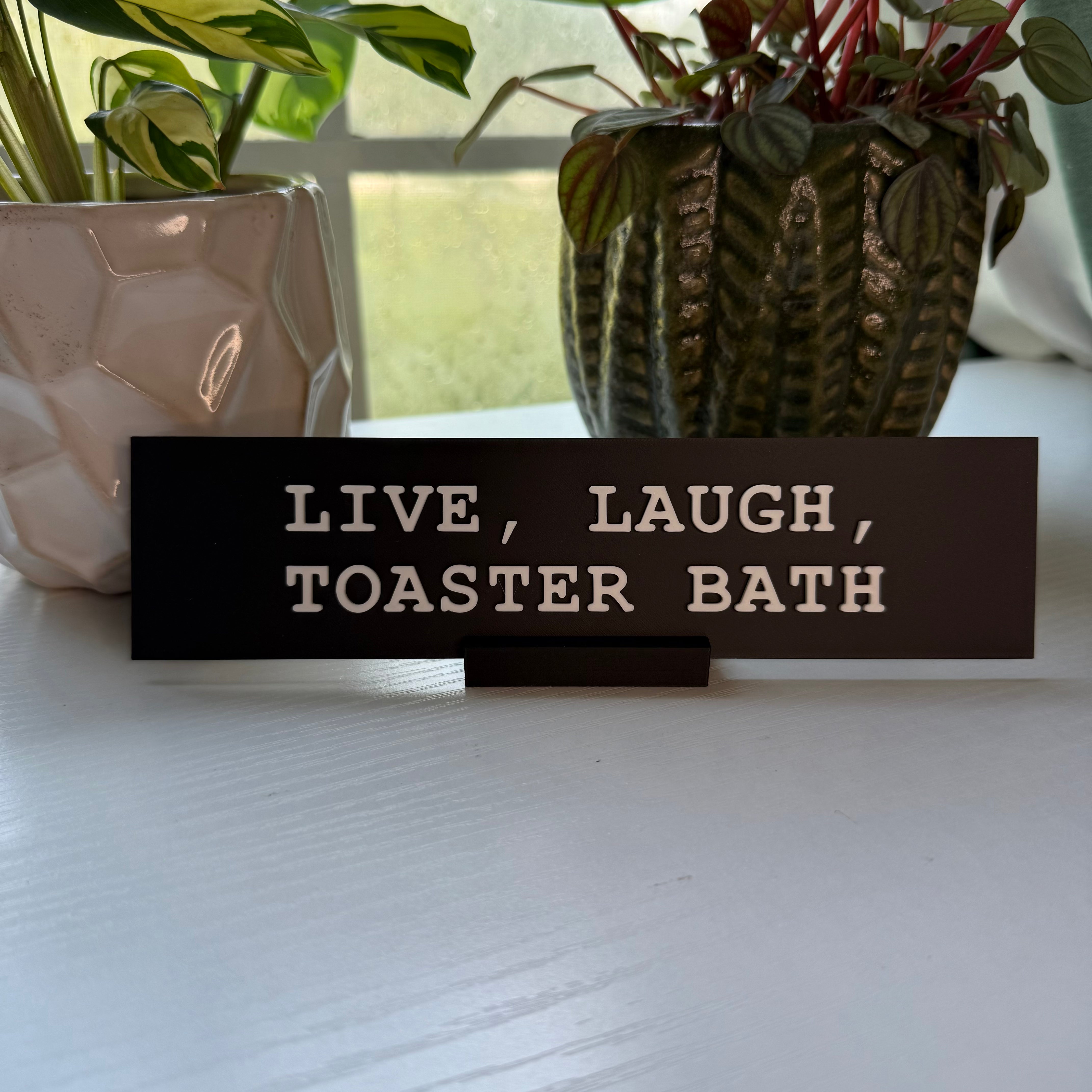 Fucker In Charge Desk Nameplate