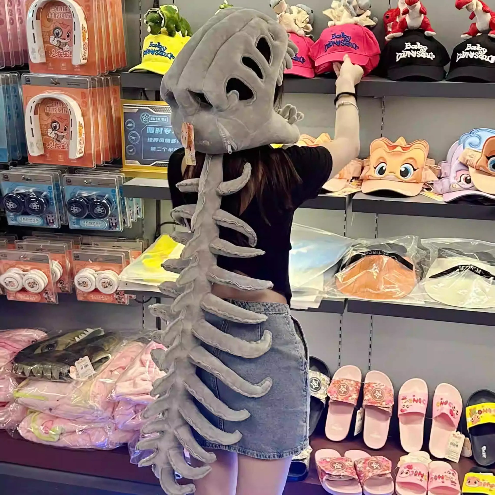 🎃Halloween Dinosaur Skeleton Costume🦖
