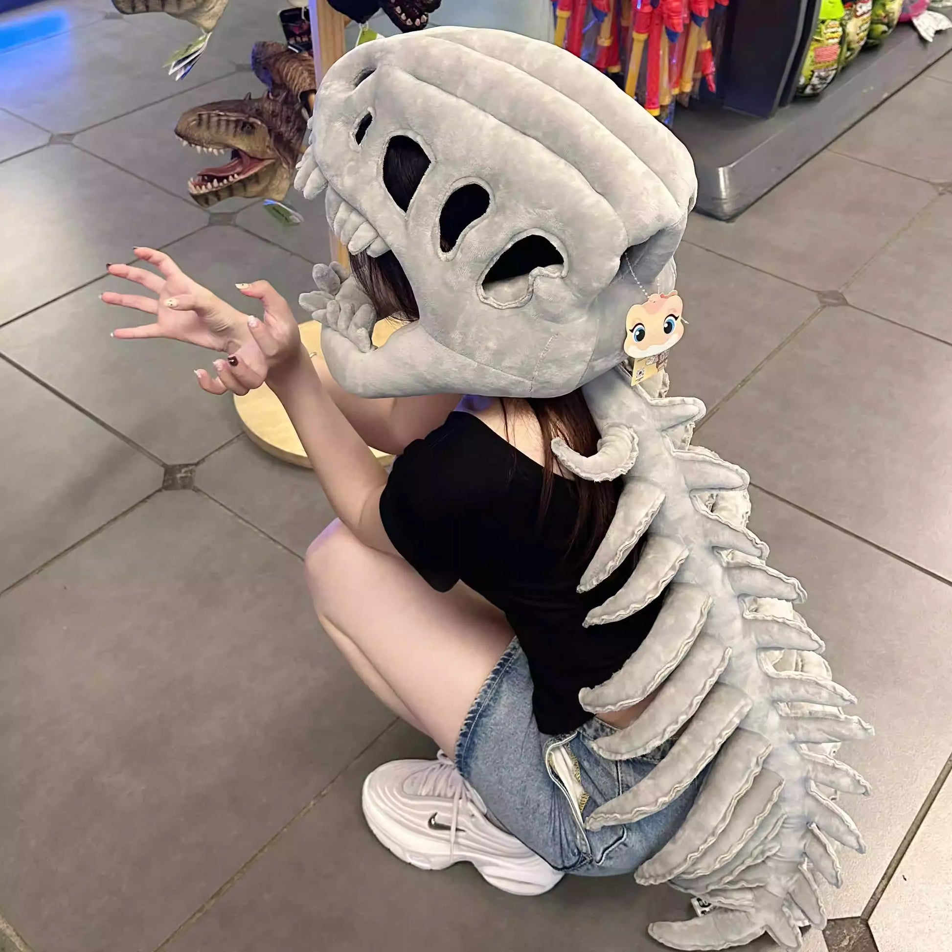 🎃Halloween Dinosaur Skeleton Costume🦖