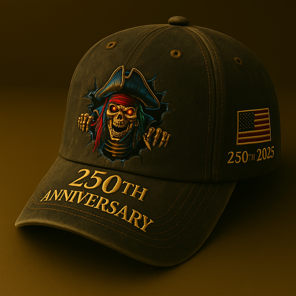 250th Anniversary Pirate-Style Commemorative Cap