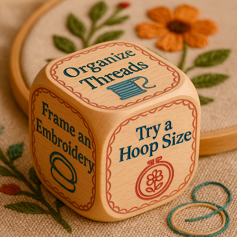 A Fun Twist for Every Stitcher - Embroidery Dice