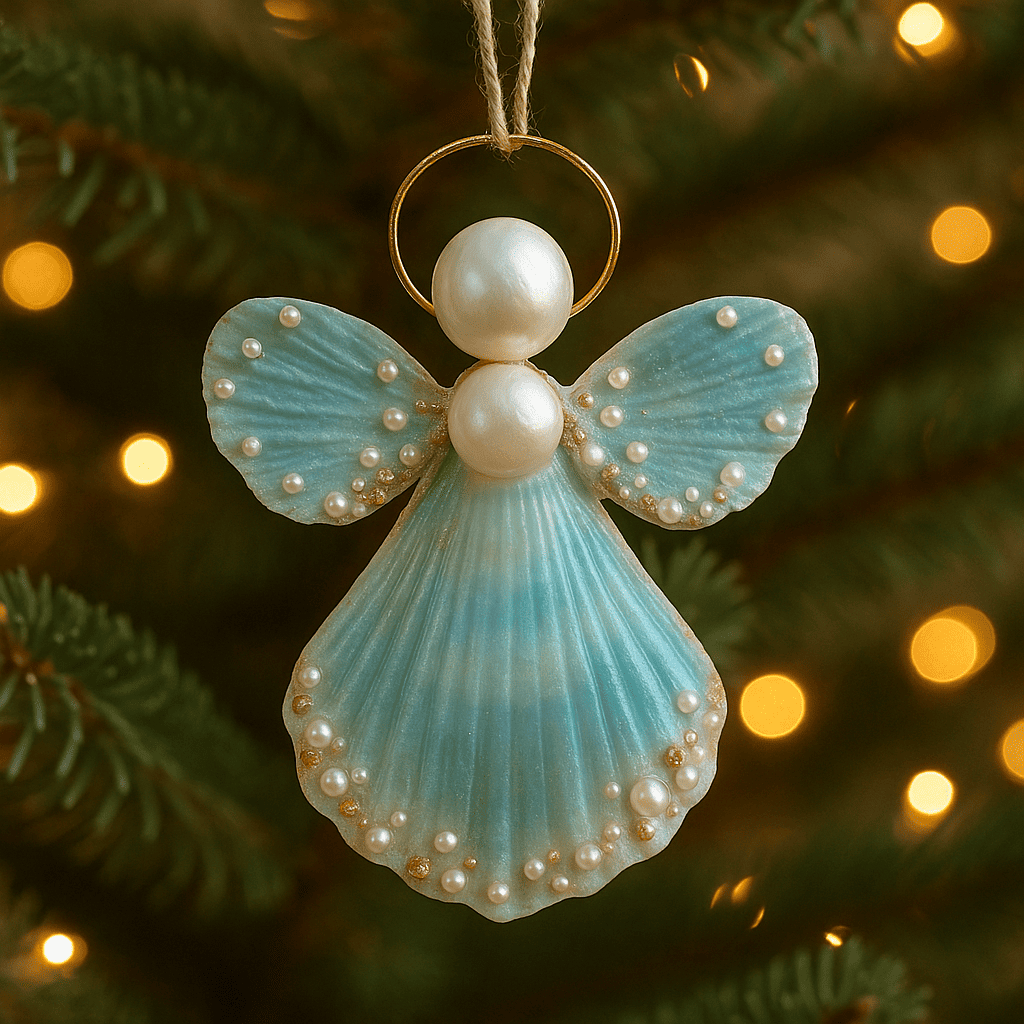 Angel Shell Ornament