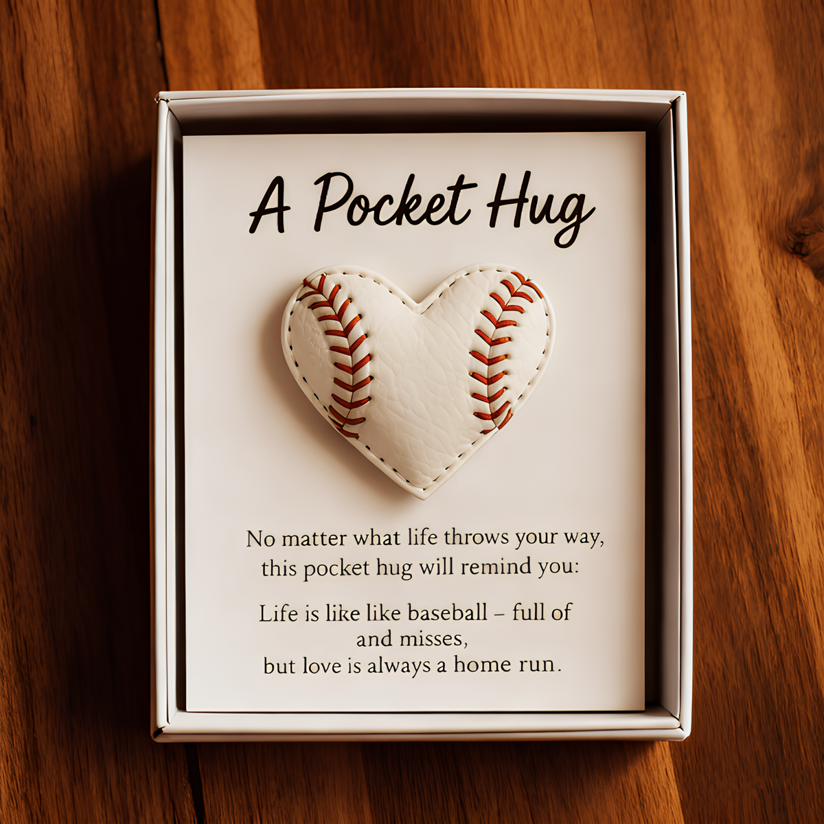 ⚾Baseball Pocket Hug with Gift Card