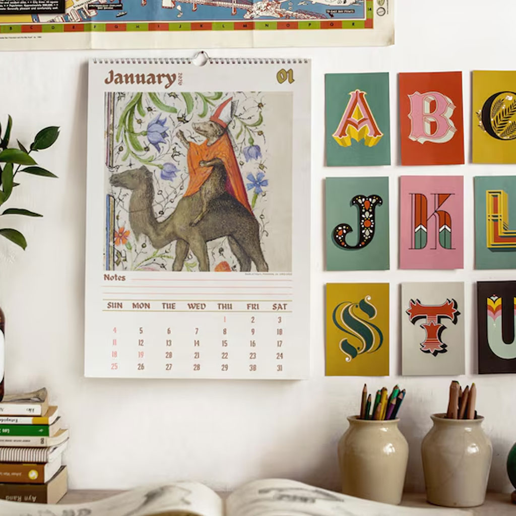​​Ugly Medieval Animals 2026 Wall Calendar