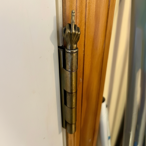 Funny Door Lock Hinge Head