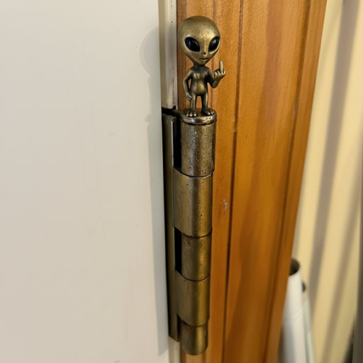 Funny Door Lock Hinge Head