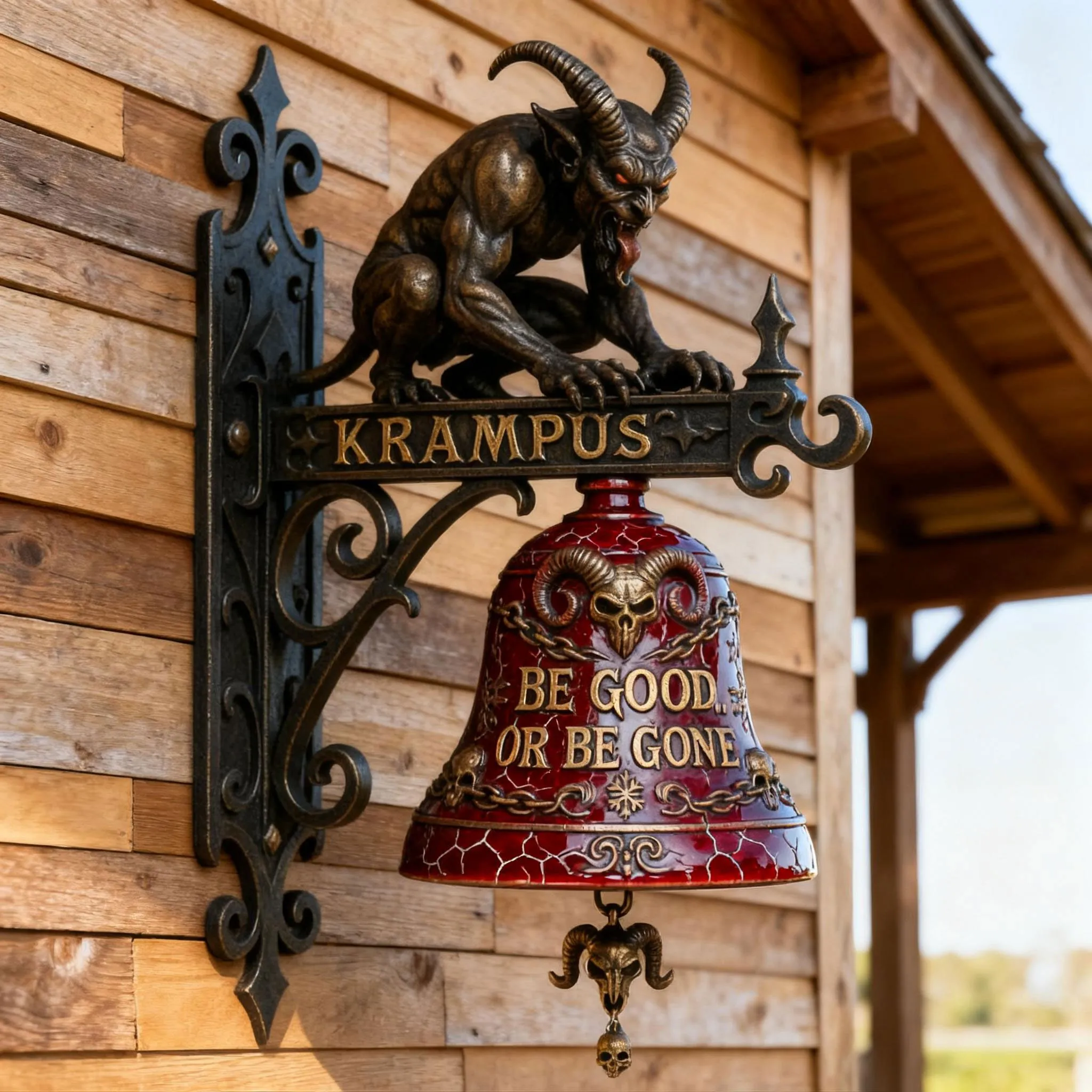 Krampus Door Knocker