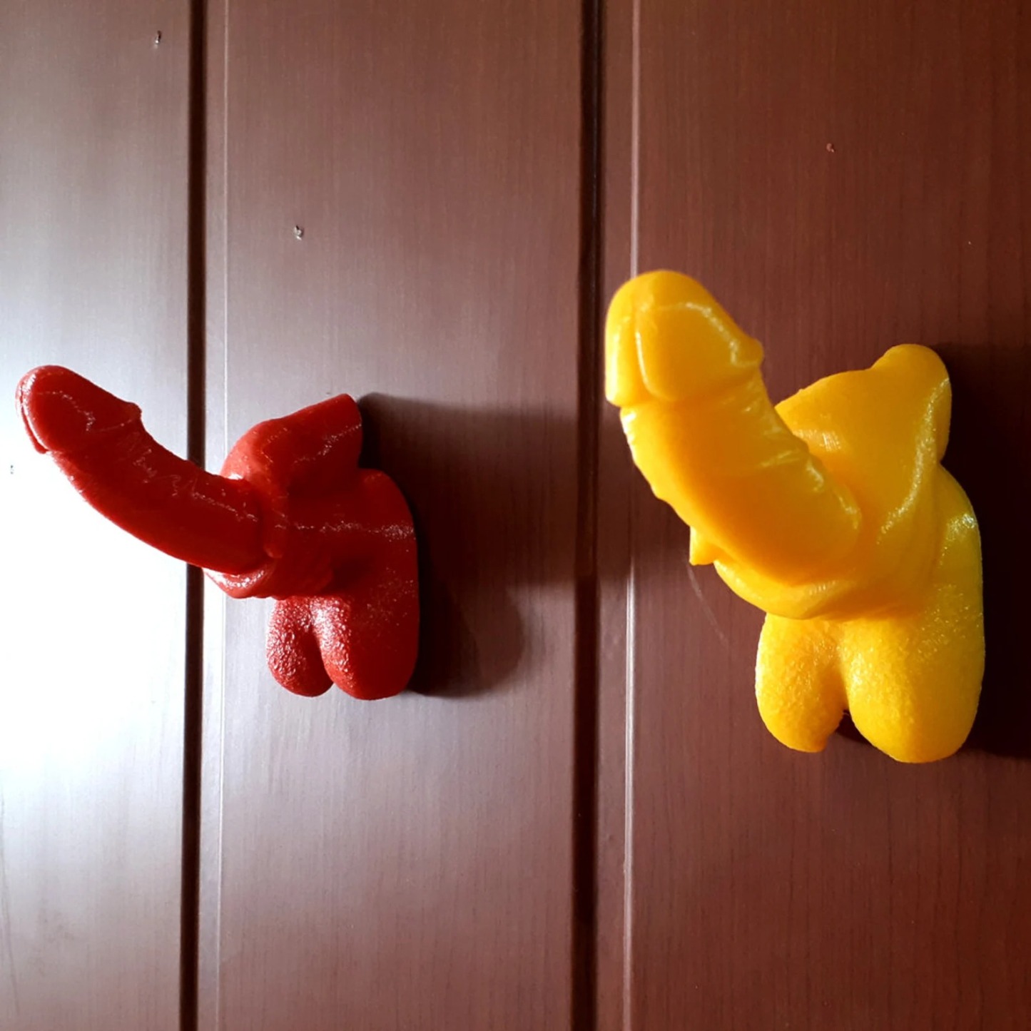 3D Printed Dicky Wall Hanger: Gag Gift House Decor
